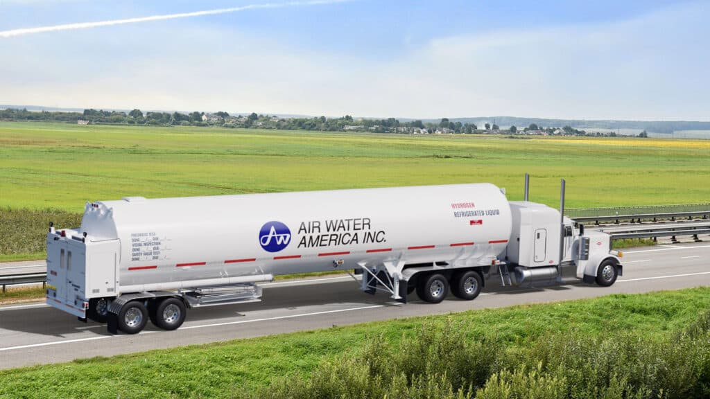 AWA gas distribution truck